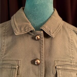 WHBM Wintergreen Military Structured Blazer – Size 10